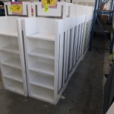 merchandising shelving w/ fixed shelves