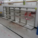 cosmetic/pharmacy endcap, 6) sections