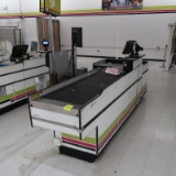 Reynolds checkstand w/ 6' lead-in belt & no take-away