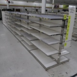 cosmetic/pharmacy gondola, 8) section run w/ endcap