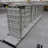 cosmetic/pharmacy gondola, 8) section run w/ endcap