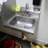 hand sink w/ soap dispenser