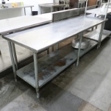 stainless table w/ undershelf