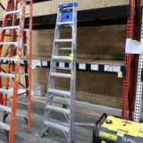 aluminum step ladder, 8'