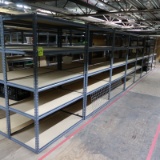 warehouse shelving, 21) sections