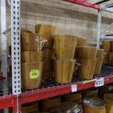small bulk merchandising barrels- all on shelf