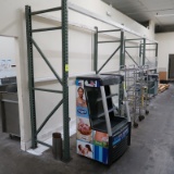 pallet racking, 3) sections