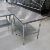 stainless table w/ undershelf