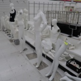 assortment of mannequins & mannequin parts