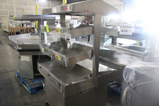 Atlantic Food Bars Three-Tier Hot Food Case