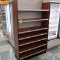 wooden shelving merchandiser