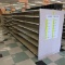 Lozier gondola shelving, 36' run (9- 4' sections)