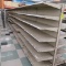 Lozier gondola shelving, 40' run (10- 4' sections)