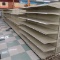 Lozier gondola shelving, 40' run (10- 4' sections)