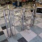 entry roundabout & chrome fencing