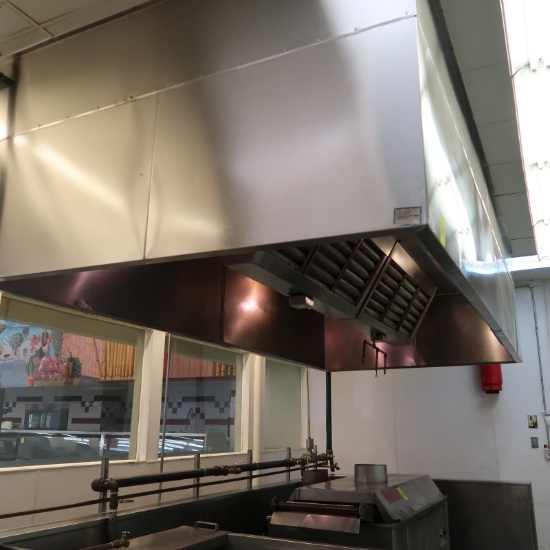 exhaust hood w/ Buckeye fire supression