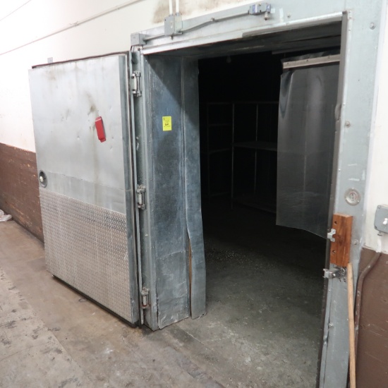 walk-in door & freezer coil