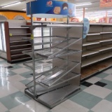 endcap wire shelving merchandiser