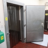 walk-in door & refrigeration coil