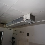 refrigeration coil in produce back room