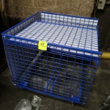 wire cube merchandiser, missing one side