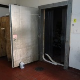 walk-in door & refrigeration coil