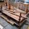 wooden merchandising table