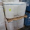pallet of 10) plastic barrels