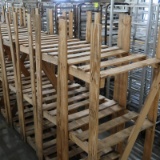 wooden racks
