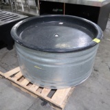 watering trough w/ plastic liner
