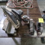 handyman special- miter saw, hand grinder, & electric sander