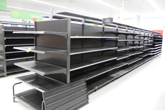 LA Darling Gondola Shelving. 48x22" shelves, 7' uprights.