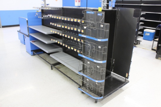 Checklane Merchandiser. 115" long.