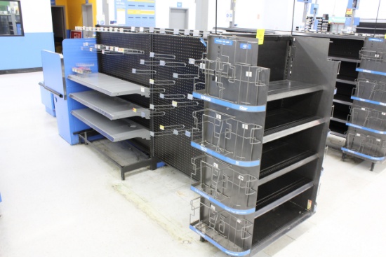 Checklane Merchandiser. 115" long.