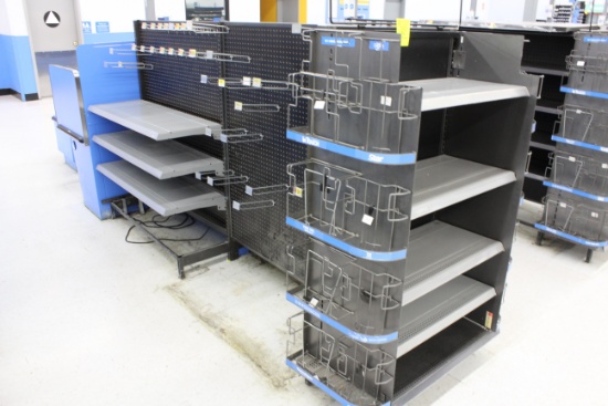 Checklane Merchandiser. 115" long.
