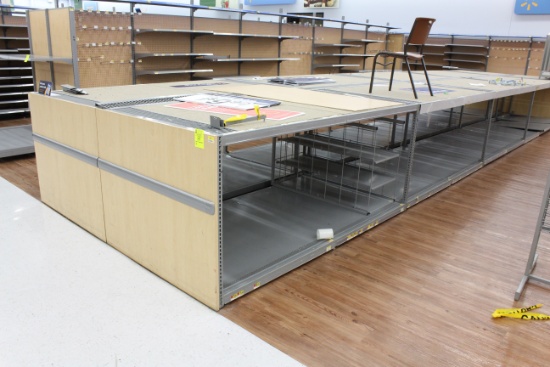 Display Rack. 50x43" uprights, 29" and 93" beams.