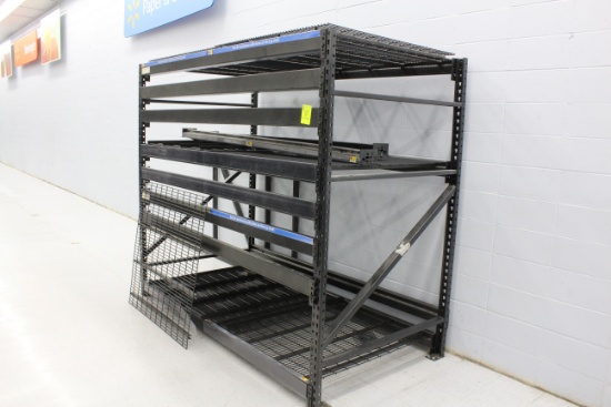Display Rack. 44"x7' uprights, 93" beams.