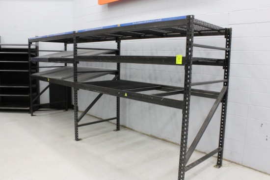 Display Rack. 44"x7' uprights, 93" beams.