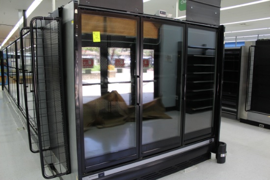 Hill Phoenix Frozen Food Case. Remote cooled, 208-240 volt defrost. Year 2012. - Model #  ONRZH3 - S