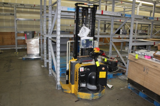 Yale Walking Stacker. Built in charger. 3800 lb capacity - Model # MSW040SFN24TV087 - Serial  # B895