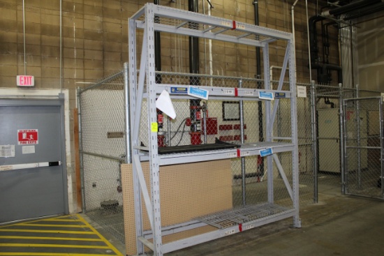 Pallet Rack. 24"x10' uprights, 93" beams.
