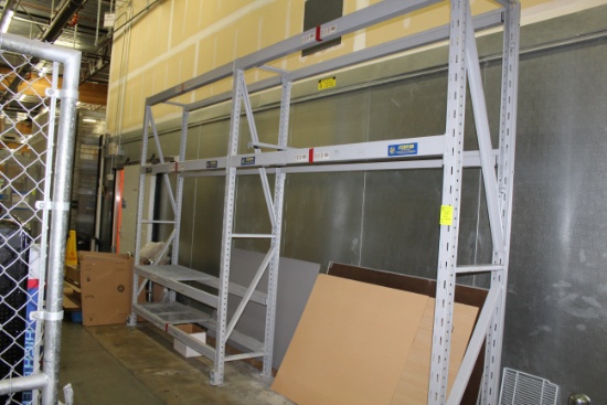 Pallet Rack. 24"x10' uprights, 93" beams.