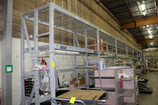 Pallet Rack. 44"x10' uprights, 93" beams.