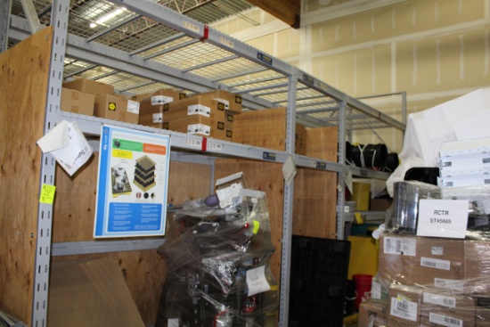 Pallet Rack. 44"x12' uprights, 45" and 93" beams.