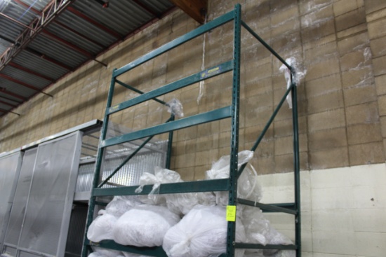 Metal Rack. 44"x12' uprights, 72" beams.