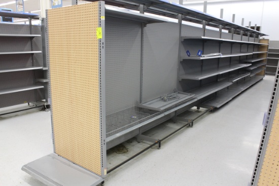 LA Darling Gondola Shelving. 48x16" shelves, 7' uprights.
