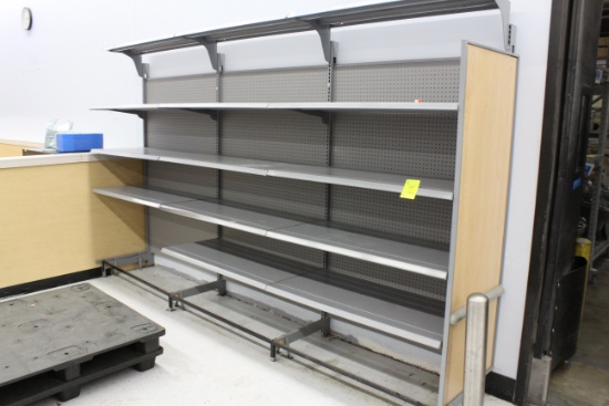 LA Darling Wall Shelving. 48x22" shelves, 7' uprights.