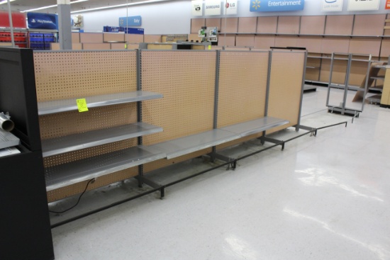 LA Darling Gondola Shelving. 48" sections, 5' uprights.