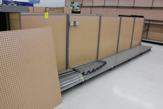 LA Darling Gondola Shelving. 48" sections, 5' uprights.