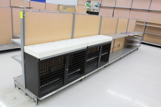 LA Darling Gondola Shelving. 48" sections, 5' uprights.